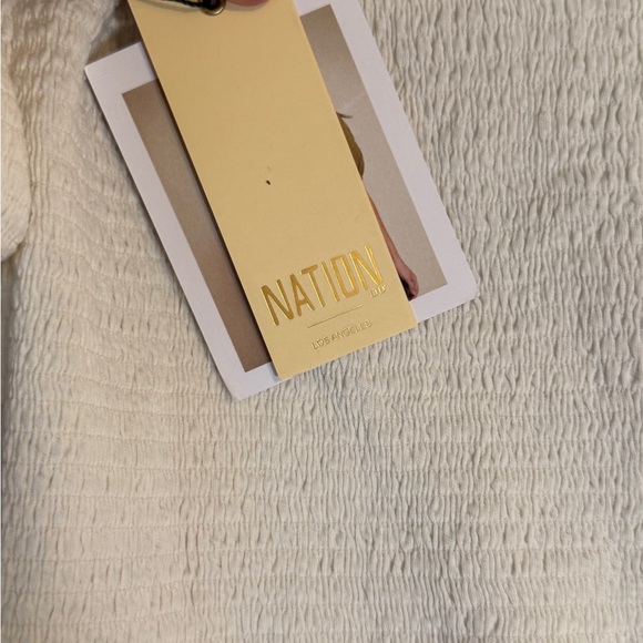 Nation Ltd Bianca Smocked 80s Tee - Picture 6 of 6